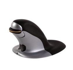 Fellowes Souris verticale ambidextre Penguin – Sans fil - Moyen