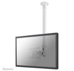 Neomounts FPMA-C100WHITE Support de plafond pour écran de 10-30" - h79-129 cm