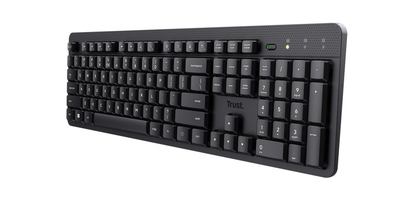 Trust Ody II clavier Bureau RF sans fil AZERTY Français Noir