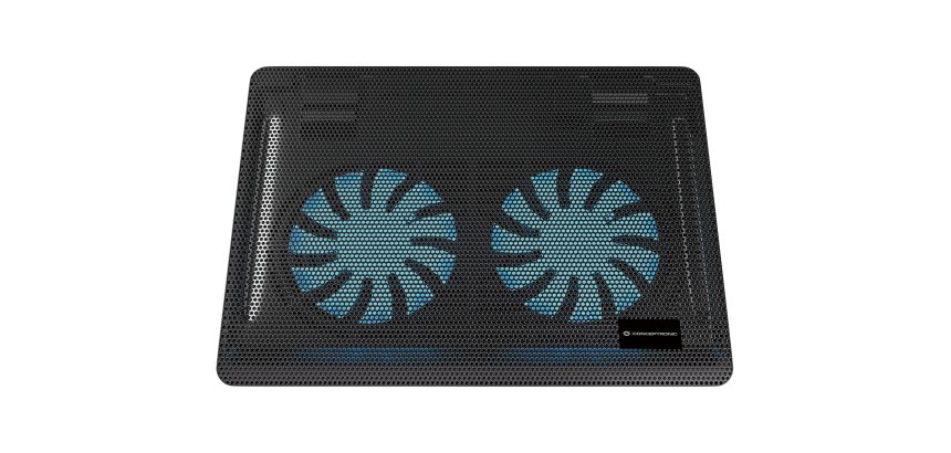 Conceptronic CNBCOOLPAD2F almohadilla fría 39,6 cm (15.6") 1000 RPM Negro