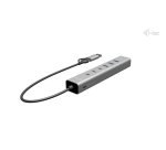 i-tec USB-C/USB-A Metal HUB 6 port (3x USB-C, 3x USB-A), LAN, Power Delivery 85W