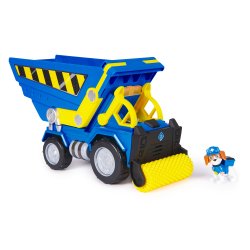 Rubble & Crew , Veicolo da cantiere Deluxe di Wheeler, camion ribaltabile con luci, suoni e personaggio, giocattoli per bambini e bambine dai 3 anni in su