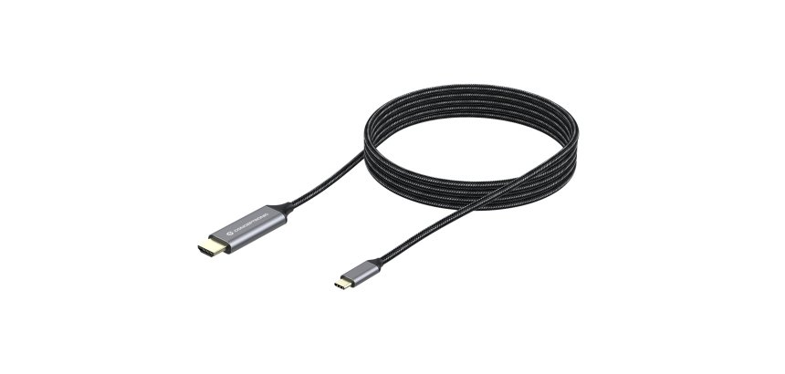 Conceptronic ABBY10G cavo e adattatore video 2 m USB tipo-C HDMI Grigio