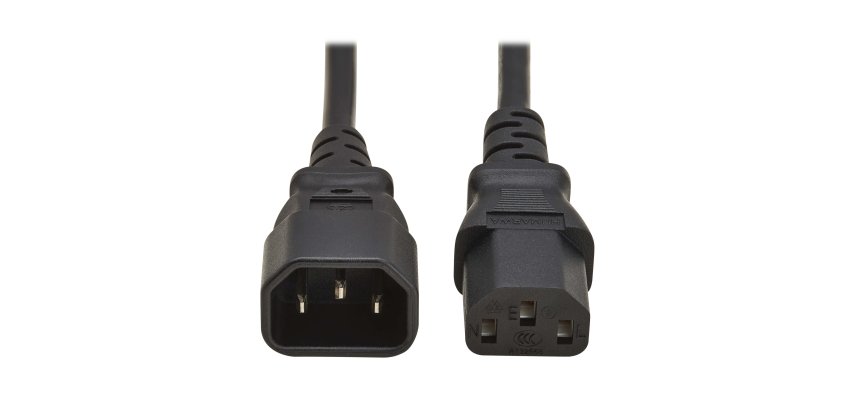Eaton P004-02M-EU câble électrique Noir 2 m IEC C13 IEC C14
