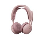 Logitech Zone Wireless 2 ES Casque Avec fil &sans fil Arceau Appels/Musique USB Type-C Bluetooth Rose