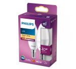 Philips Lampadina candela 40 W B35 E14 x2