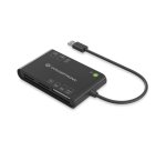 Conceptronic BIAN01B lector de tarjeta inteligente Interior USB 3.2 Gen 1 (3.1 Gen 1) Negro