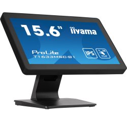 iiyama ProLite T1633MSC-B1 PC flat screen 39.6 cm (15.6") 1920 x 1080 pixels Full HD LCD Touchscreen Black