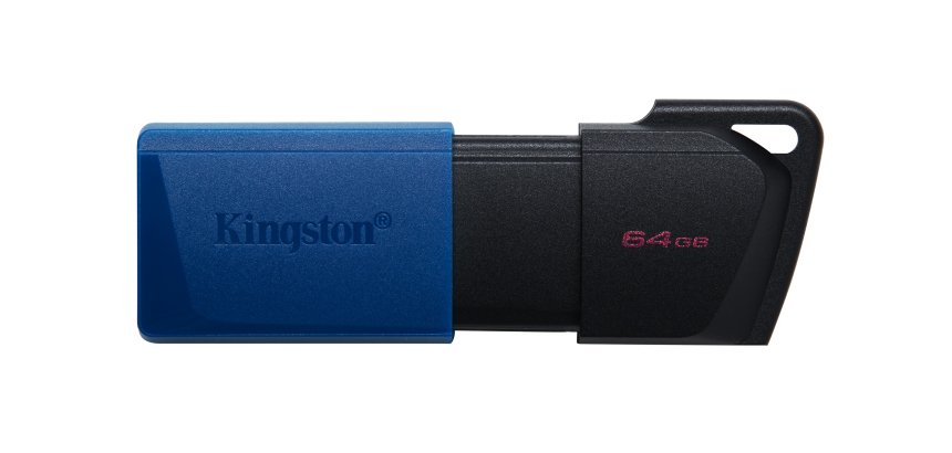 Kingston Technology DataTraveler 64GB USB3.2 Gen 1 Exodia M (Noir + Bleu) - 2 Pieces