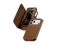 PanzerGlass CARE™ by ® Tango 2-in-1 Wallet Case Brown w. MagSafe iPhone 2026 Pro Max | 17 Pro Max mobiele telefoon behuizingen Hoes Transparant