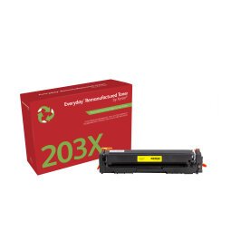 Everyday Tóner ™ Amarillo remanufacturado de Xerox es compatible con HP 203X (CF542X), High capacity