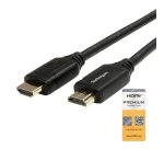 StarTech.com Câble HDMI Fin de 2m, Câble HDMI 2.0 Flexible Certifié Premium avec Ethernet, UHD 4K 60Hz HDR10, Conception Durable en Fibre d'Aramide avec Gaine en TPE