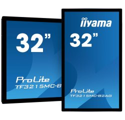 iiyama ProLite TF3215MC-B2AG écran plat de PC 80 cm (31.5") 1920 x 1080 pixels Full HD LED Écran tactile Kiosque Noir