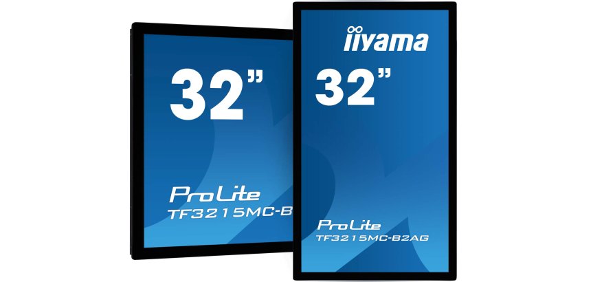 iiyama ProLite TF3215MC-B2AG écran plat de PC 80 cm (31.5") 1920 x 1080 pixels Full HD LED Écran tactile Kiosque Noir