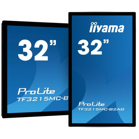iiyama ProLite TF3215MC-B2AG computer monitor 80 cm (31.5") 1920 x 1080 Pixels Full HD LED Touchscreen Kiosk Zwart