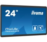 iiyama TW2424AS-B1 Écran d'affichage dynamique Écran plat de signalisation numérique 60,5 cm (23.8") Wifi 250 cd/m² 4K Ultra HD Noir Écran tactile Intégré dans le processeur Android 24/7