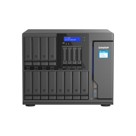 QNAP TS-1655 NAS Tower Intel Atom® C5125 8 Go DDR4 0 To QNAP Turbo System Noir