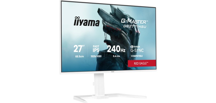 iiyama G-MASTER GB2771HSU-W1 écran plat de PC 68,6 cm (27") 1920 x 1080 pixels Full HD LCD Blanc