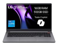 LG Gram 15UB50T-G Intel® Core™ i5 i5-1334U Laptop 39.6 cm (15.6") Full HD 16 GB DDR4-SDRAM 512 GB SSD Wi-Fi 6 (802.11ax) Windows 11 Pro Silver