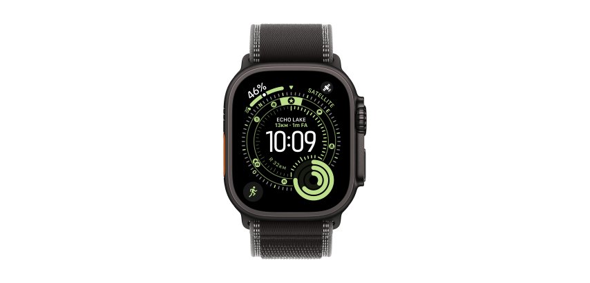 Apple MG9U4ZM/A accessoire intelligent à porter sur soi Bande Noir Titane, Polyester, Spandex, Nylon