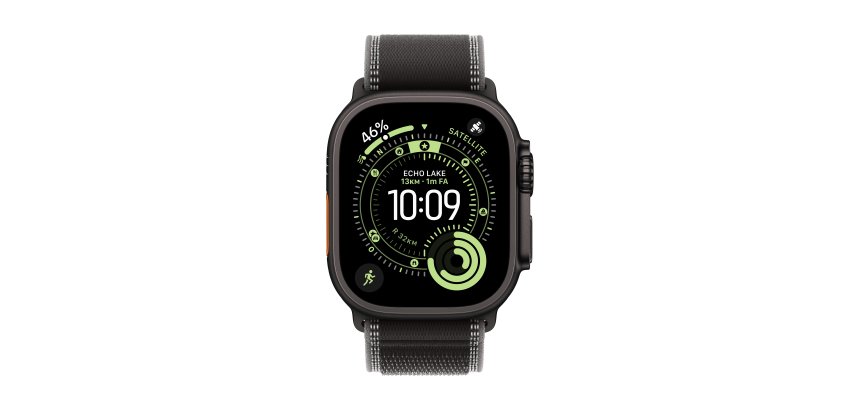 Apple MG9U4ZM/A accessoire intelligent à porter sur soi Bande Noir Titane, Polyester, Spandex, Nylon