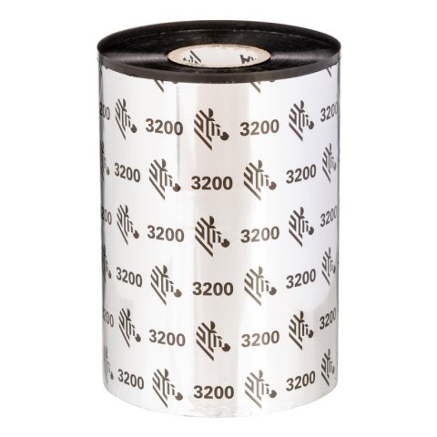 Zebra 3200 Wax/Resin cinta térmica 450 m Negro