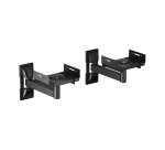AISENS Soporte Universal De Pared Giratorio E Inclinable Para Altavoces, Negro