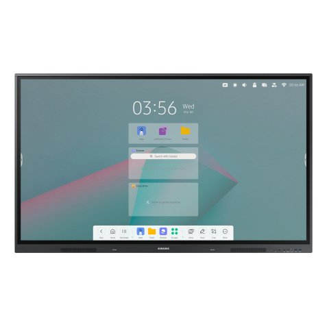 Samsung WA75C tableau blanc interactif 190,5 cm (75") 3840 x 2160 pixels Écran tactile Noir