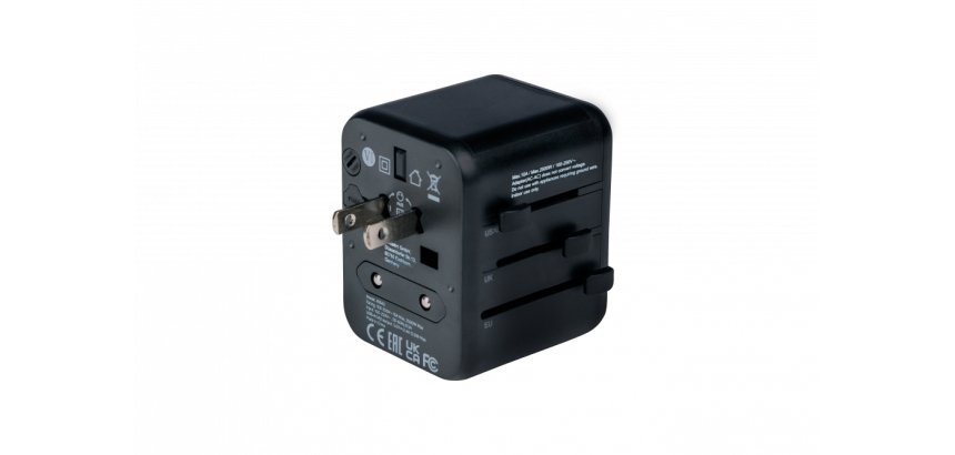 Verbatim 49543 adaptateur prise d'alimentation Universel Noir