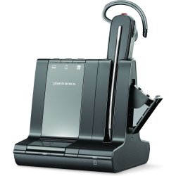 POLY Auriculares DECT USB-A Savi 8245 con certificación para Microsoft Teams de 1880-1900 MHz +D400