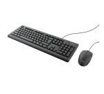 Trust Pack Teclado + Ratón USB Español Negro TKM-250