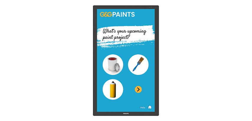 Philips 3000 series 24BDL3751T/00 Signage Display Interactive flat panel 60.5 cm (23.8") LCD Wi-Fi 250 cd/m² Full HD Black Touchscreen Built-in processor Android