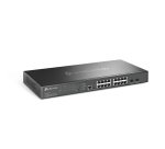 TP-Link Omada SG3218XP-M2 commutateur réseau Géré L2+ 2.5G Ethernet (100/1000/2500) Connexion Ethernet, supportant l'alimentation via ce port (PoE) 1U Noir
