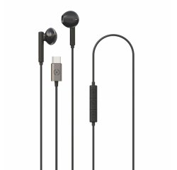 Celly UP1100TYPEC Cuffie Cablato In-ear Musica e Chiamate USB tipo-C Nero