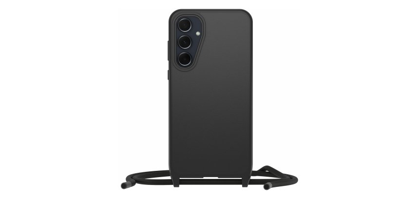 OtterBox React Series Necklace Case for Galaxy A35 5G, Black