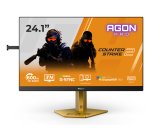 Ecran PC Aoc gaming CS24A 24,1" 610 Hz Full HD Noir et Orange