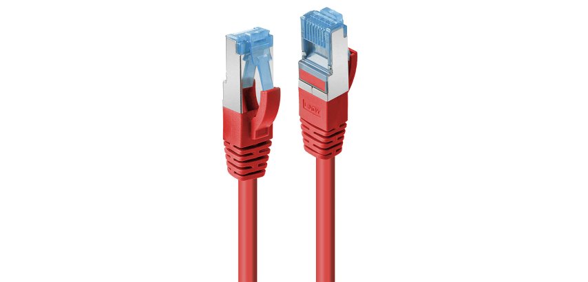 Lindy 47162 cable de red Rojo 1 m Cat6a S/FTP (S-STP)