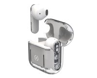 Celly SHEER Headset True Wireless Stereo (TWS) In-ear Calls/Music Transparent, White