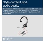 HP Poly Blackwire 3310 Monaural Microsoft Teams Certified USB-C Headset +USB-C/A Adapter