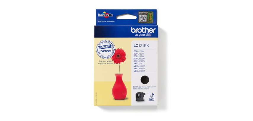 Brother - Cartuccia - Nero - LC121BK - 300 pag
