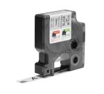 DYMO Rhino Industrial Permanent Polyester Labels | 12mm x 5.5m | Black Print on Metallic | for Rhino & LabelManager Label Makers