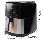 Hisense H06AFBS1S3 fryer Single 5 L 1700 W Hot air fryer Black