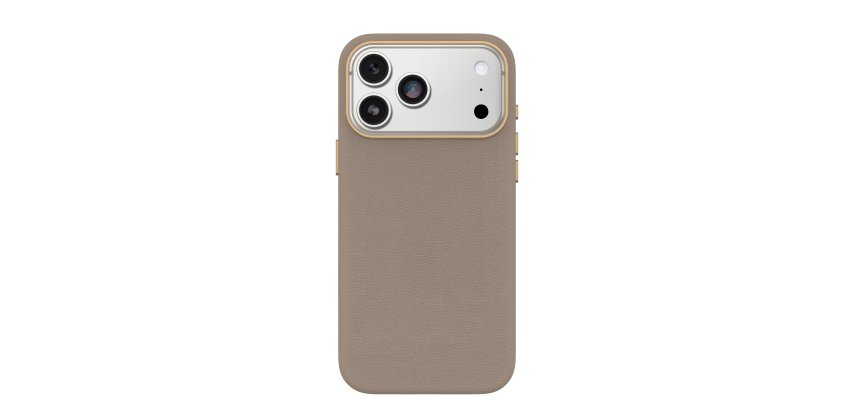 OtterBox Symmetry Cactus Leather Series pour Apple iPhone 17 Pro Max, Cottonwood Glen