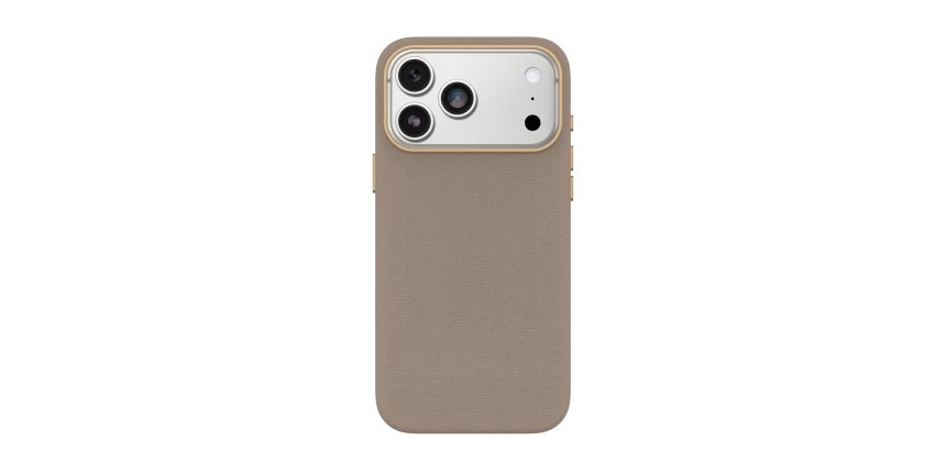 OtterBox Symmetry Cactus Leather Series for Apple iPhone 17 Pro Max, Cottonwood Glen
