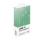 Celly UP1600TYPECGN cuffia e auricolare Cablato In-ear Musica e Chiamate USB tipo-C Verde