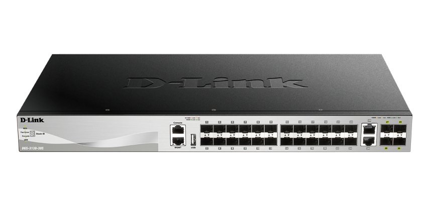 D-Link DGS-3130-30S/E commutateur réseau Géré L3 10G Ethernet (100/1000/10000) Gris