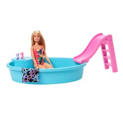 Barbie Piscina Con Bambola