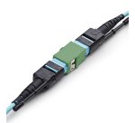 StarTech.com Coupleur MPO/MTP, Adaptateur Fibre Optique Monomode/Multimode, Clé Vers le Haut/Clé vers le Bas, Coupleur Fibre Optique MPO/MTP - Vert