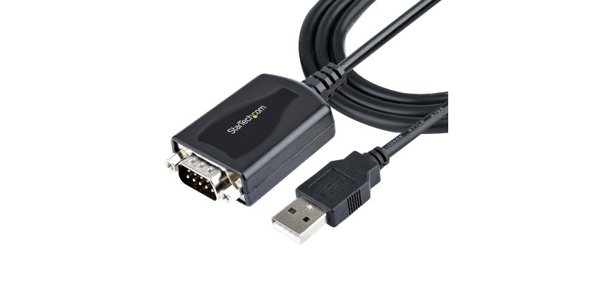 StarTech.com 1m USB Serial Converter Kabel, USB naar Serieel met COM Poort Retention, DB9 Male RS232 naar USB, USB naar Serial Adapter voor PLC/Printer/Scanner, Prolific Chipset, Windows/Mac