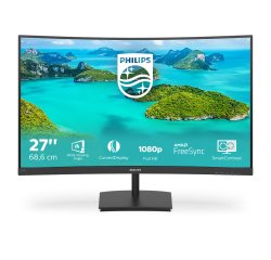 Philips E Line 271E1SCA/00 Monitor PC 68,6 cm (27") 1920 x 1080 Pixel Full HD LCD Nero